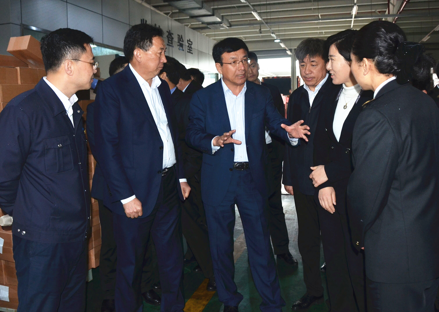 市委书记王鲁明到我区现场办公 研究推进跨境电商有关工作